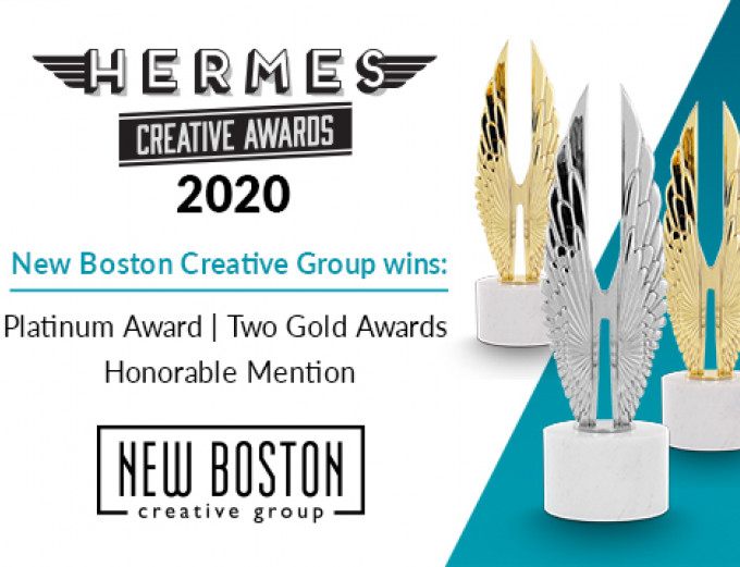 Platinum Award, Two Gold Awards: Hermes Creative Awards