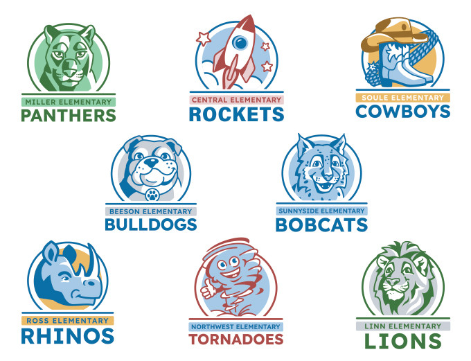 Dodge City Schools logos